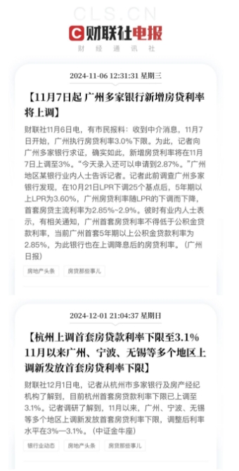 央行宣布:不降息!多個城市房貸利率回調至3.0%,2字頭成歷史!